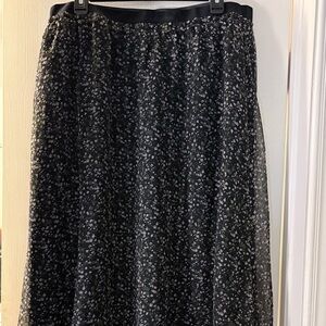 LOFT Floral Maxi Skirt